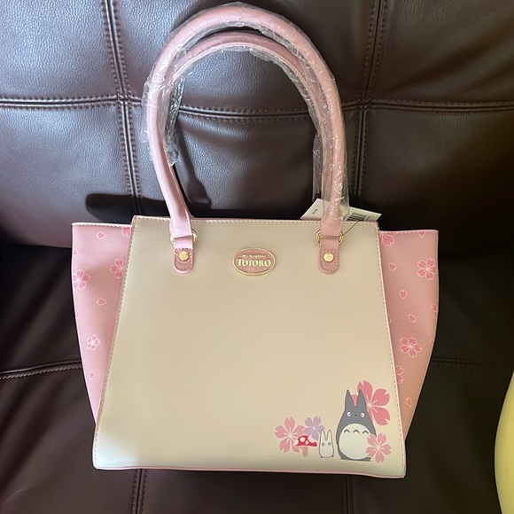 Studio Ghibli My Neighbor Totoro Sakura Satchel Bag - Picture 2 of 4